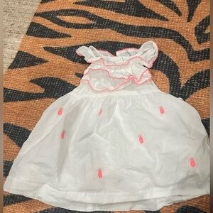 Janie and Jack toddler top embroidered pineapples